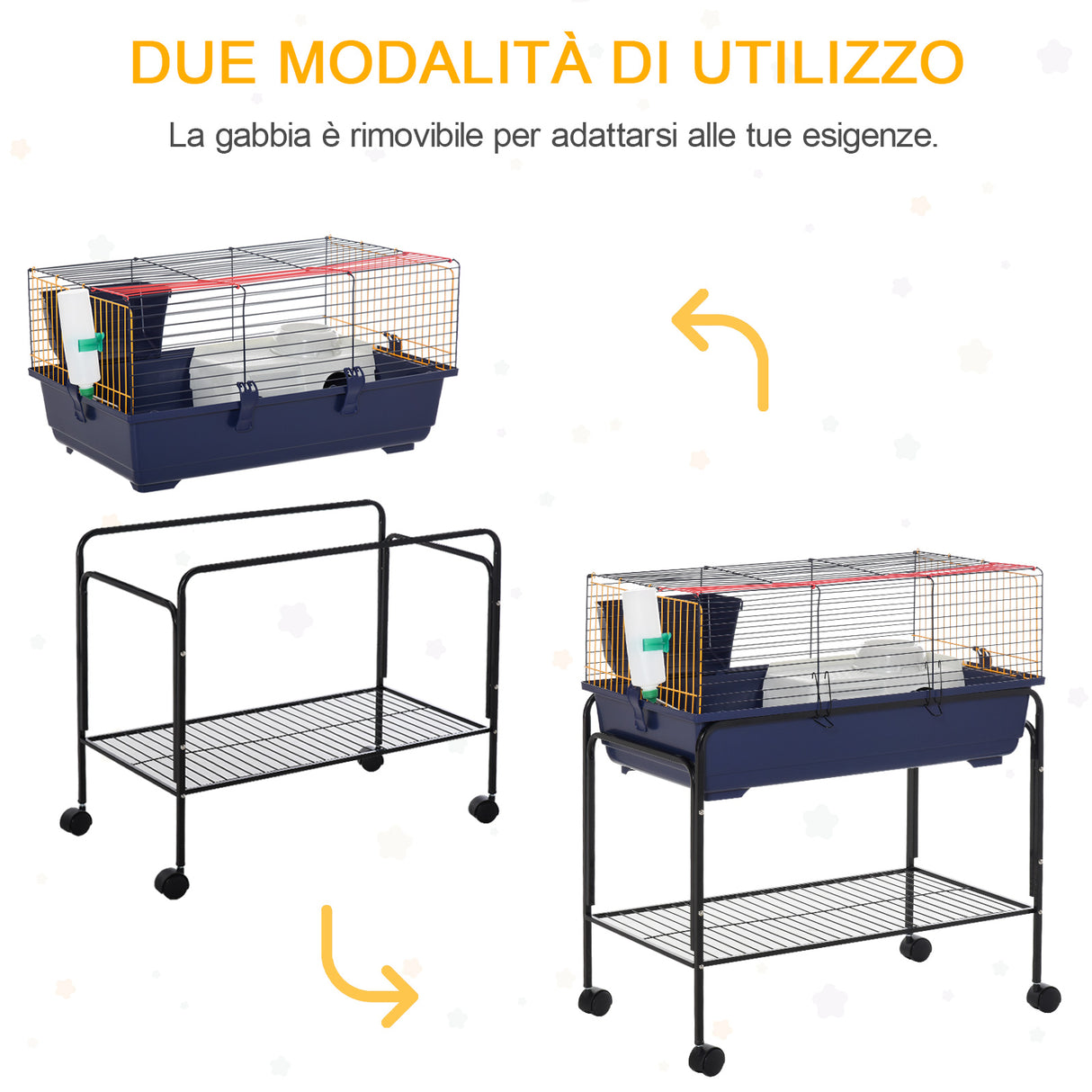 immagine-4-easycomfort-easycomfort-gabbia-per-conigli-e-porcellini-dindia-rialzata-con-ruote-e-accessori-ean-8055776911366