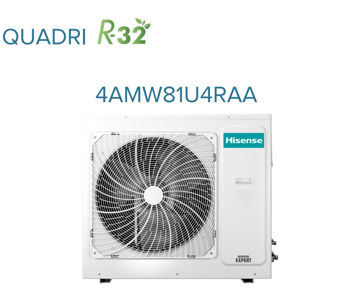 immagine-4-hisense-climatizzatore-condizionatore-hisense-quadri-split-a-cassetta-9999-con-4amw81u4raa-r-32-wi-fi-optional-9000900090009000-con-telecomando-e-pannello-incluso-novita