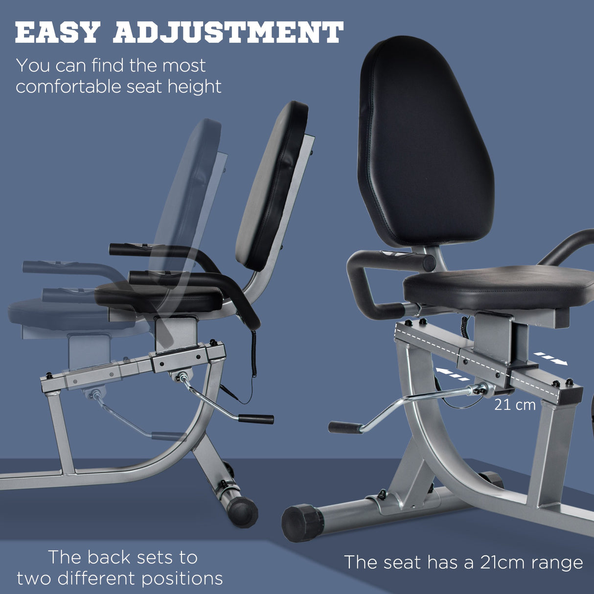 immagine-6-easycomfort-easycomfort-cyclette-orizzontale-recumbent-con-8-livelli-di-resistenza-schermo-lcd-e-seduta-regolabile-122-137x62x103-cm