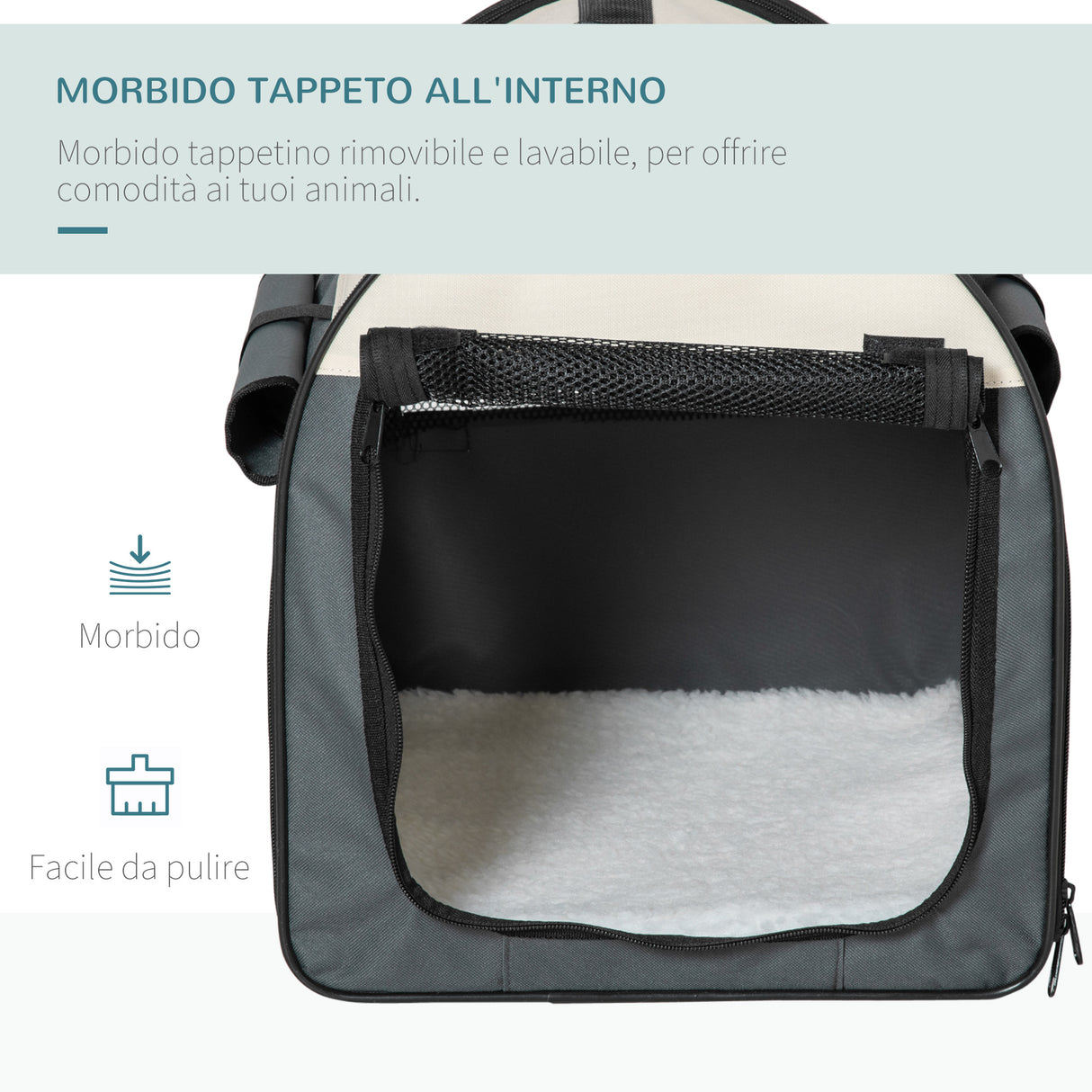 immagine-6-easycomfort-easycomfort-trasportino-per-animali-domestici-pieghevole-in-oxford-con-cuscino-rimovibile-lavabile-e-borsa-per-trasporto-grigio-scuro-ean-8054111841047
