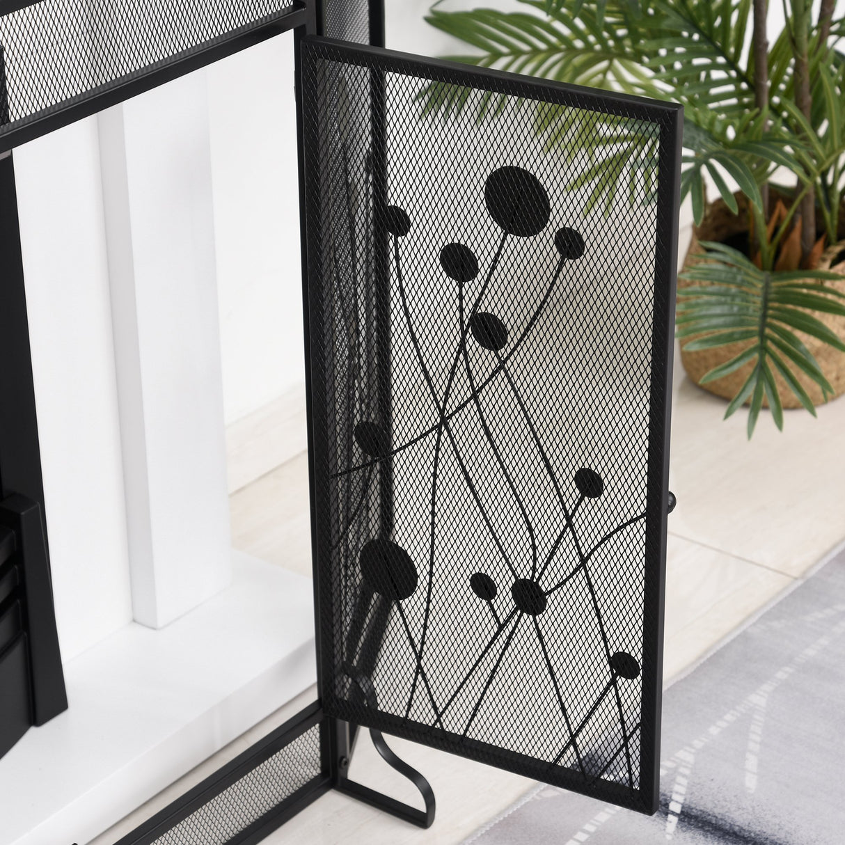 immagine-7-easycomfort-easycomfort-parascintille-pieghevole-per-camino-in-acciaio-nero-con-2-porte-a-chiusura-magnetica-125x80cm-ean-8054111845625