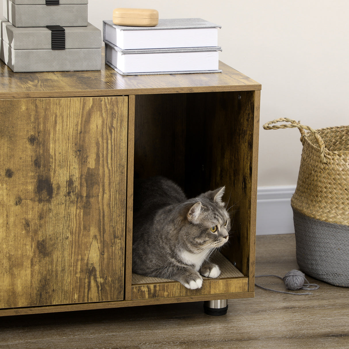 immagine-8-easycomfort-easycomfort-mobile-porta-lettiera-per-gatti-in-stile-industriale-con-tiragraffi-91x52x49-5cm-marrone