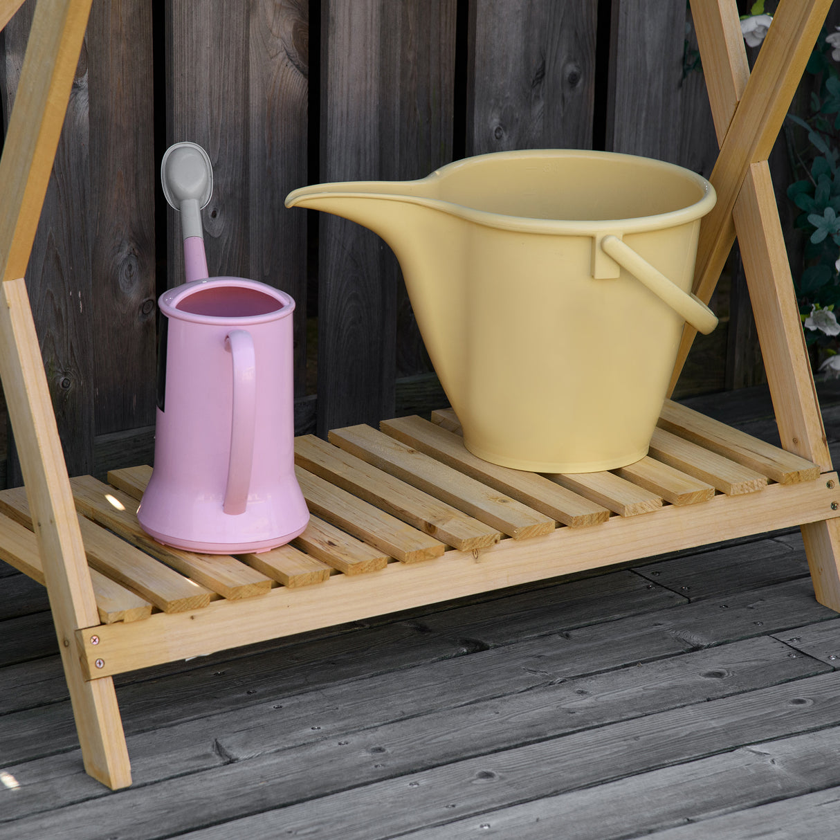immagine-9-easycomfort-easycomfort-tavolo-da-giardinaggio-in-legno-con-piano-in-metallo-antiruggine-e-ripiano-portaoggetti-80x40x84cm