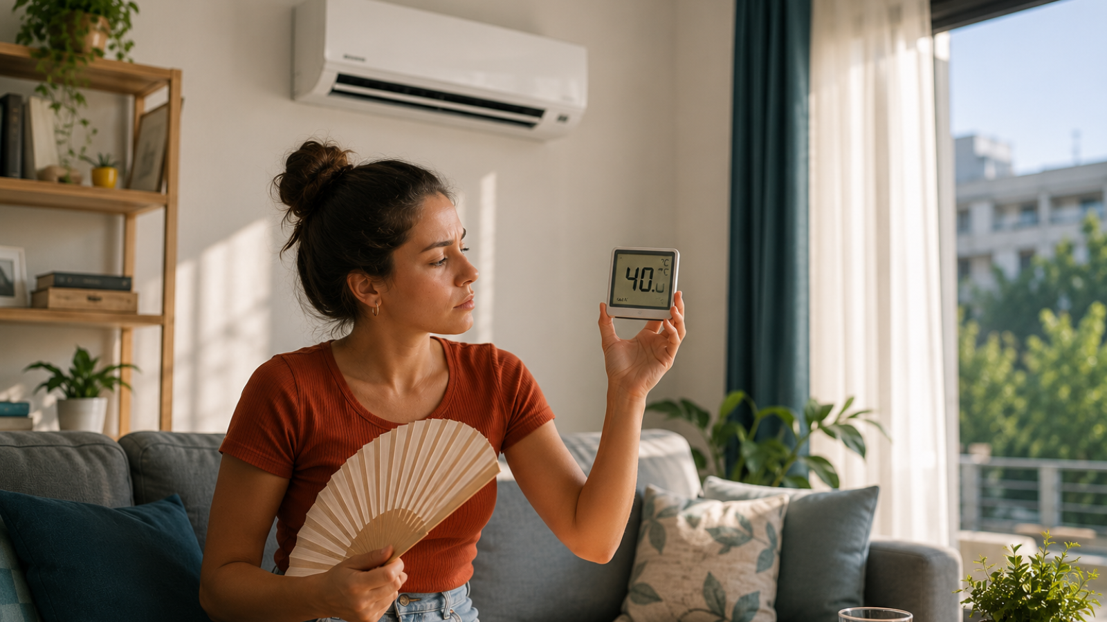 Ondate di calore e climatizzatore: cosa succede quando fuori ci sono 40°C