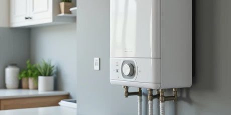 Warmwasserbereiter mit geschlossener Kammer