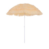 easycomfort easycomfort ombrellone stile hawaiano con frange impermeabile o160cm