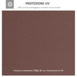easycomfort easycomfort tetto di ricambio per gazebo da giardino impermeabile doppio tetto 3x4m