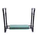 easycomfort easycomfort sedia inginocchiatoio da giardino pieghevole in acciaio con cuscinetto in gommapiuma 58x28x49cm