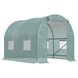 easycomfort easycomfort serra da giardino per piante a tunnel in pe 250 x 200 x 200cm