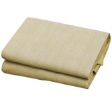 easycomfort easycomfort tenda da sole triangolare in hdpe sabbia 3x3x3m