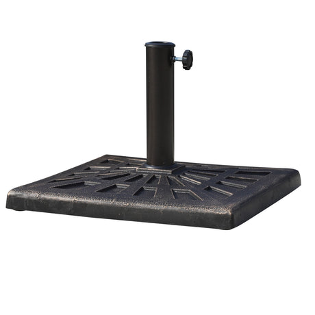 easycomfort easycomfort base per ombrellone diametro 3 8 4 8cm peso 16 8kg da giardino