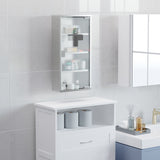 easycomfort easycomfort armadietto medicinale cassetta porta medicina a quattro ripiani in acciaio inox 30 x 12 x 60cm ean 8054111841658