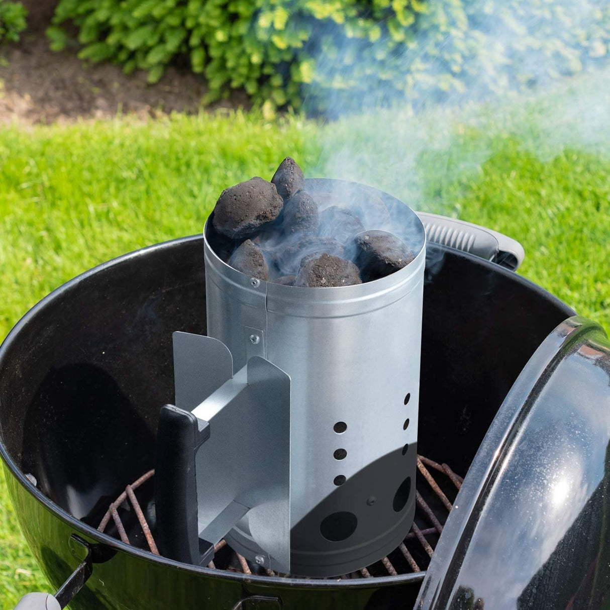 ambra garden ciminiera per barbecue a carbone ambra garden