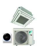 Daikin Vollflache Kassetten-Klimaanlage 18000 BTU FFA50A9 R-32, optionales WLAN mit weißem Gitter im Lieferumfang enthalten, Klasse A+/A – italienische Garantie