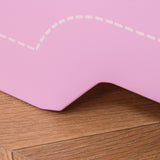 easycomfort easycomfort letto per bambini con bordi rialzati in legno per cameretta lettino per bimbi da 3 6 anni 143x73x60cm rosa