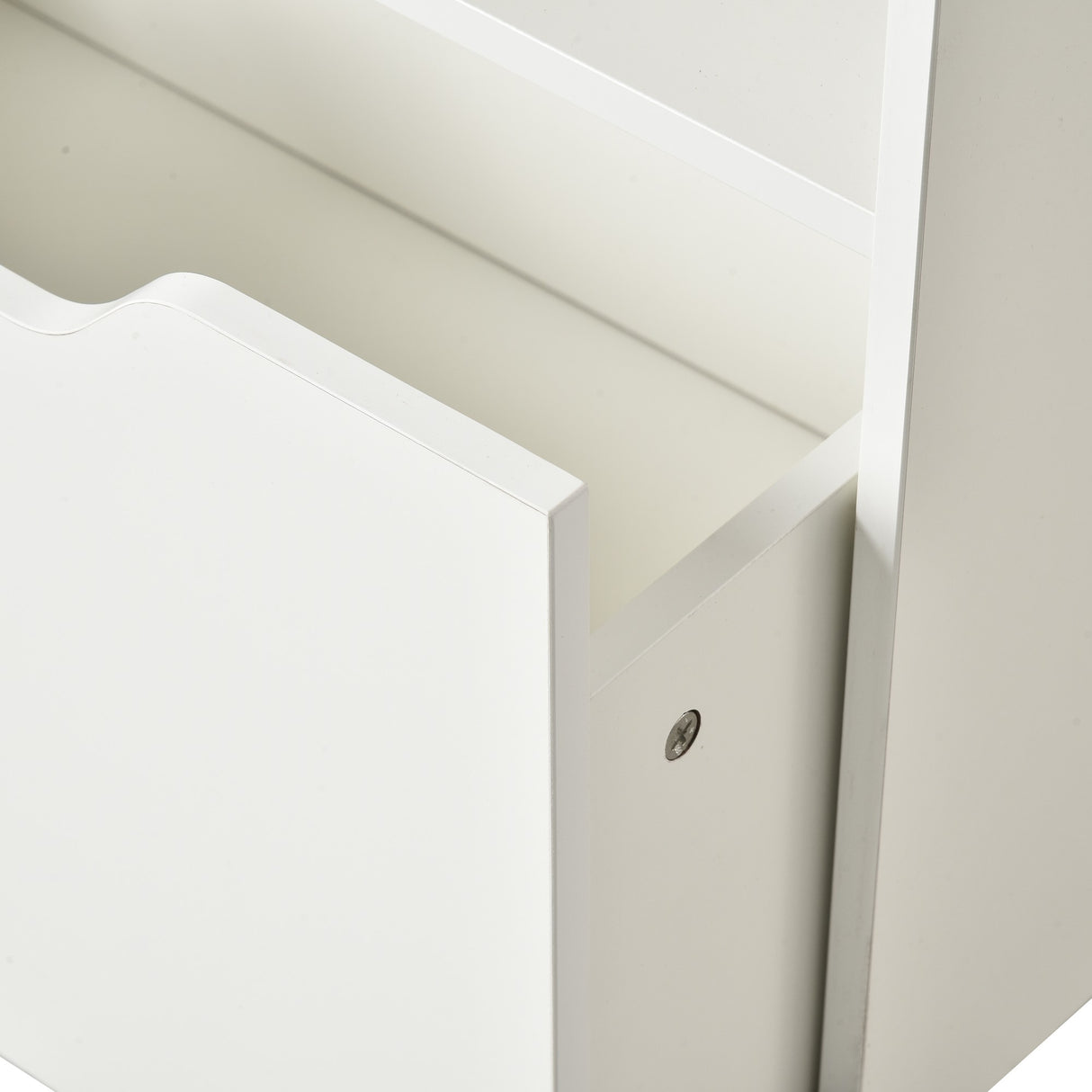 easycomfort easycomfort piccola libreria per bambini con ripiani e cassetto in mdf 60x29 9x90cm bianco