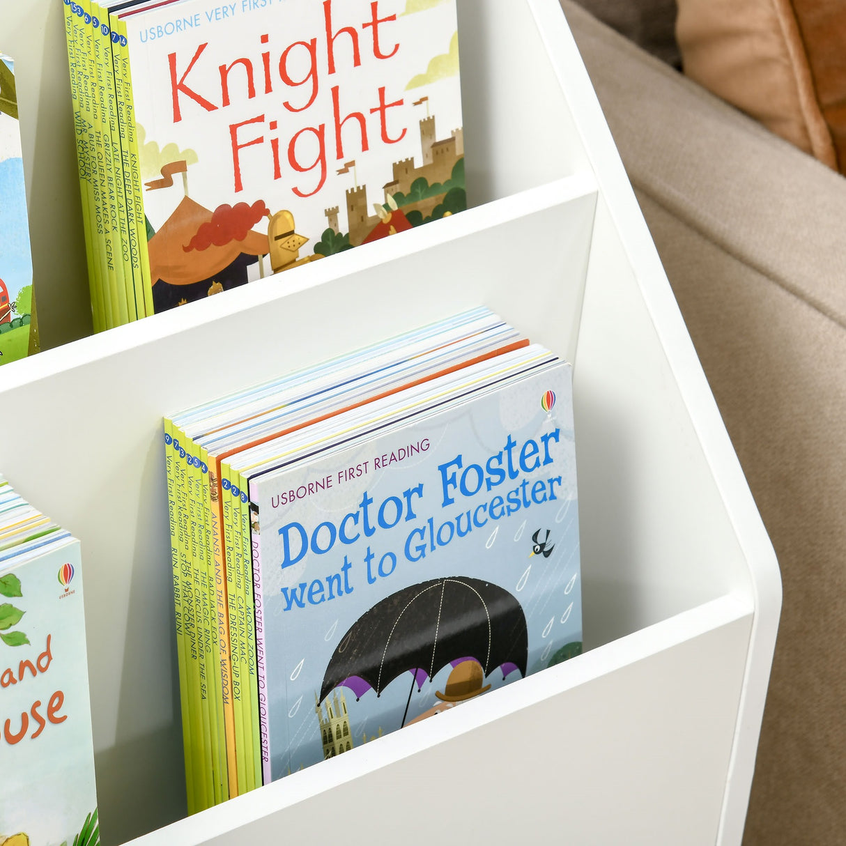 easycomfort easycomfort piccola libreria per bambini con ripiani e cassetto in mdf 60x29 9x90cm bianco