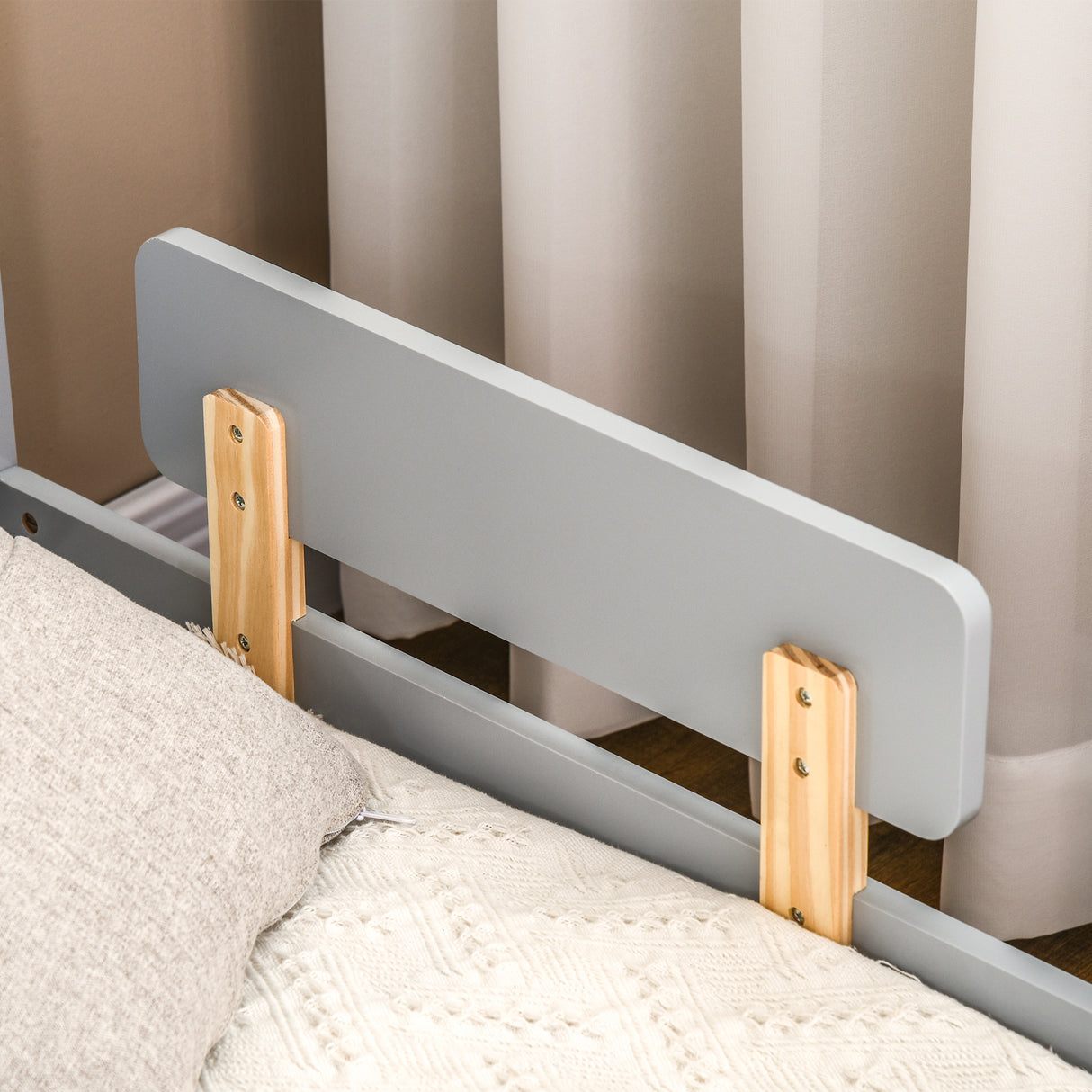 easycomfort easycomfort letto per bambini 3 6 anni con motivi a stelle e luna in pannelli di mdf e truciolato 143x76x49 cm