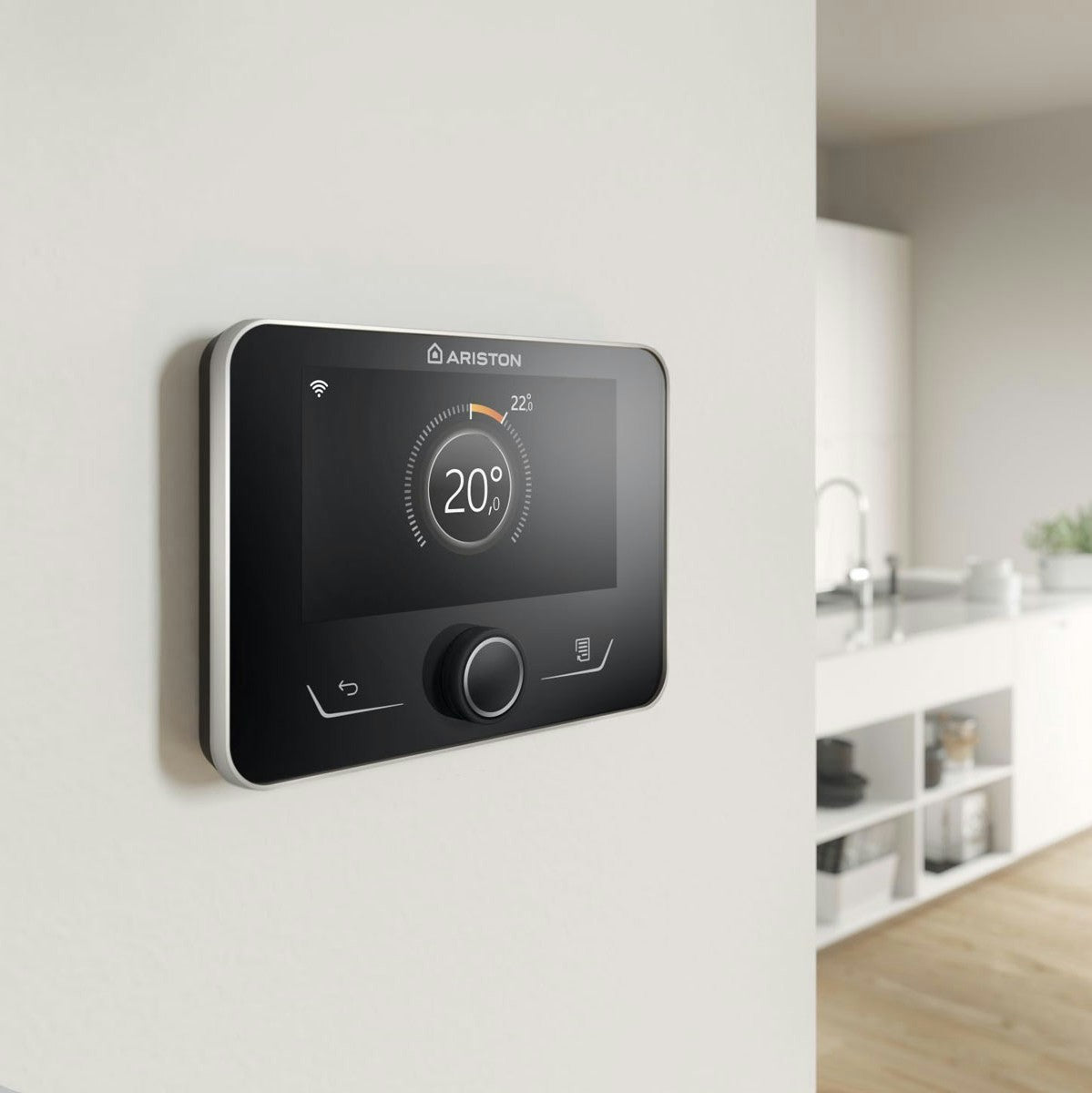 ariston termostato ariston sensys hd black 3319468 per la termoregolazione delle caldaie
