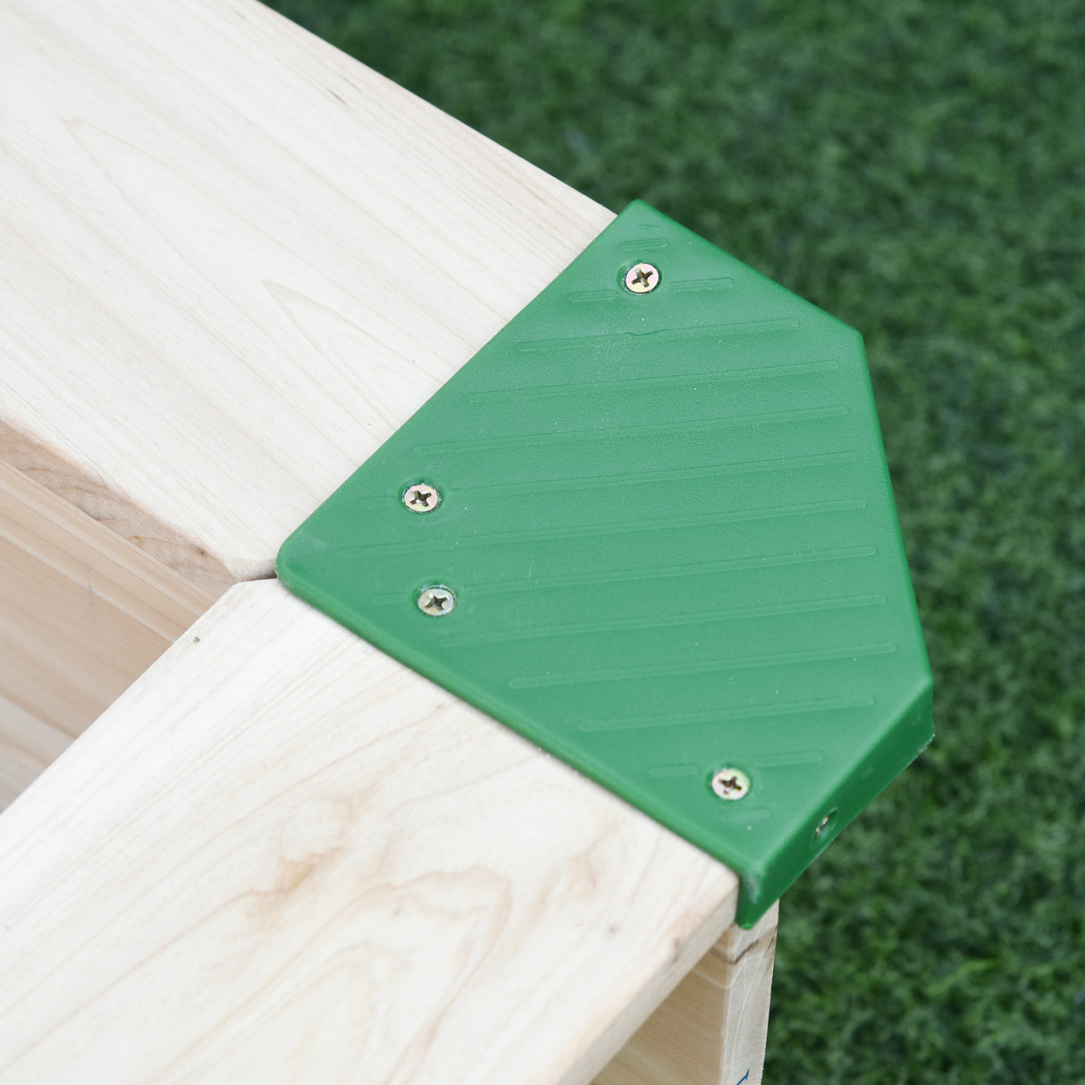 easycomfort easycomfort sabbiera per bambini in legno con panca e tettuccio parasole regolabile 120x120x120cm