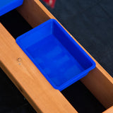 easycomfort easycomfort sabbiera per bambini in legno con tettuccio regolabile sedute e vaschette 107 5x107 5x110cm