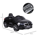 easycomfort easycomfort macchina auto elettrica 6 v con telecomando per bambini pp 106 x 64 x 51 cm nero