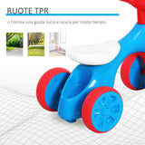 easycomfort easycomfort bicicletta equilibrio senza pedali giochi con 4 ruote per bambini da 18 36 mesi blu e rosso 57cm x 33 5cm x 42 5cm