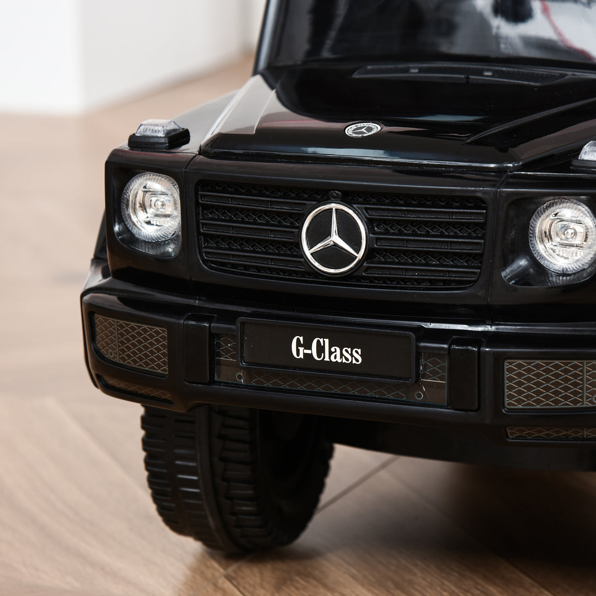 easycomfort easycomfort macchina a spinta per bambini 12 36 mesi con licenza mercedes tettuccio e maniglia di spinta 85 5x40 5x95 cm nero