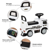 easycomfort easycomfort macchina cavalcabile per bambini eta 12 36 mesi macchina giocattolo bambi con volante fari e suoni licenza mercedes bianco