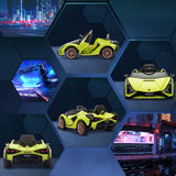 easycomfort easycomfort macchina elettrica per bambini 12v con fari e musica telecomando e velocita 3 5kmh eta 3 5 anni 108x62x40cm verde