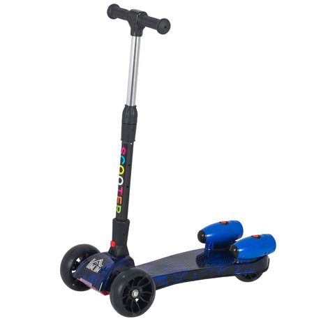 easycomfort easycomfort monopattino pieghevole e regolabile per bambini piccoli 3 8 anni blu