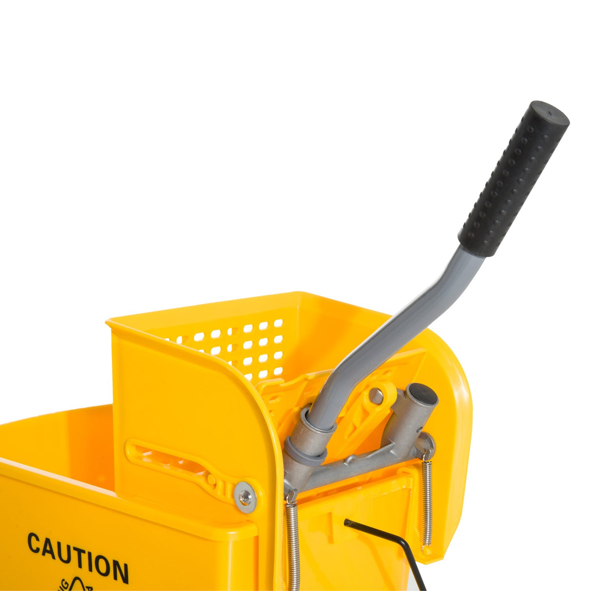 easycomfort easycomfort carrello secchio con separatore acqua e strizzatore rimovibile in pp giallo 63 x 27 x 67cm ean 8054111843638