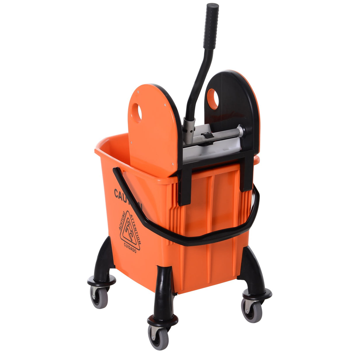easycomfort easycomfort carrello delle pulizie professionale capacita 26l strizzatore rimovibile con ruote 44 36 90cm ean 8054111849289