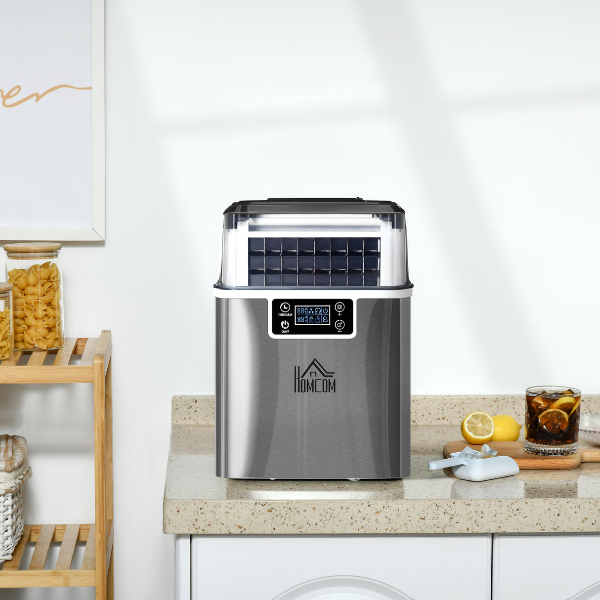 easycomfort easycomfort macchina del ghiaccio da 24 cubetti in 14 18 minuti con dimensione regolabile