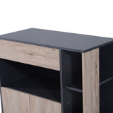 easycomfort easycomfort mobiletto ausiliario da cucina multiuso in legno con ruote 80 x 39 x 86 5cm ean 8054111849906