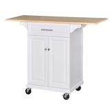easycomfort easycomfort carrello da cucina espandibile in legno bianco con 1 cassetto e 1 armadietto ean 8055776910260