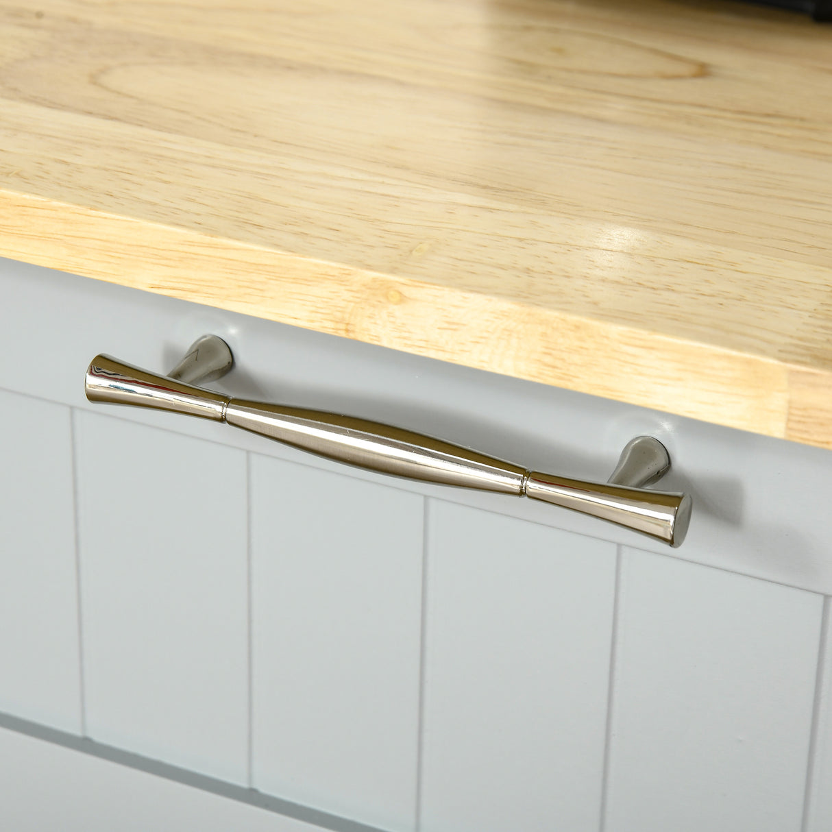 easycomfort easycomfort carrello da cucina multiuso in legno con 2 cassetti 3 antine e 4 ruote 121x46x91cm grigio