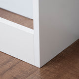 easycomfort copritermosifone a doghe moderno ed elegante per la casa in mdf e acciaio 120x18x84cm bianco