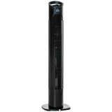 easycomfort easycomfort ventilatore a colonna moderno 3 velocita con oscillazione 70 ventilatore a torre con piantana rotonda e maniglia potenza 50w in pp 20x78 5cm nero