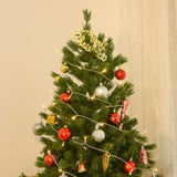 easycomfort easycomfort albero di natale artificiale gigante 150cm realistico decorazione di natale con 440 rami base pieghevole e rimovibile