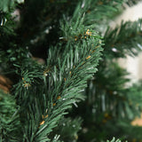 easycomfort easycomfort albero di natale 210cm artificiale pieghevole con base rimovibile 1046 rami in pvc e acciaio verde