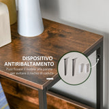 easycomfort easycomfort mobile cassettiera multiuso con 4 cassetti pieghevoli in tessuto arredamento soggiorno e camera 58x29x103cm grigio scuro