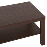 easycomfort easycomfort tavolino da salotto rettangolare classico con ripiano portaoggetti in legno 904544 5cm ean 8054111845045