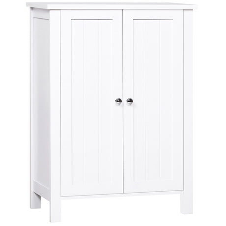 easycomfort easycomfort mobiletto da bagno mobiletto multiuso salvaspazio con armadietto 2 ripiani 2 ante maniglie in mdf 60 x 30 x 80cm bianco ean 8054144130422