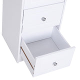 easycomfort easycomfort mobiletto multiuso con cassetti mobiletto basso in mdf grado e1 29 8x29 8x68 5cm bianco ean 8054144134123