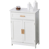 easycomfort easycomfort mobiletto per bagno o camera da letto in mdf bianco impermeabile con cassetto e armadietto 59 x 29 x 80cm ean 8054144130071