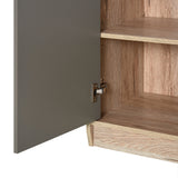 easycomfort easycomfort armadietto sottolavabo in mdf con ritaglio per lavandino con 2 ante e 2 mensole regolabili 60 x 30 x 60cm ean 8054111847827