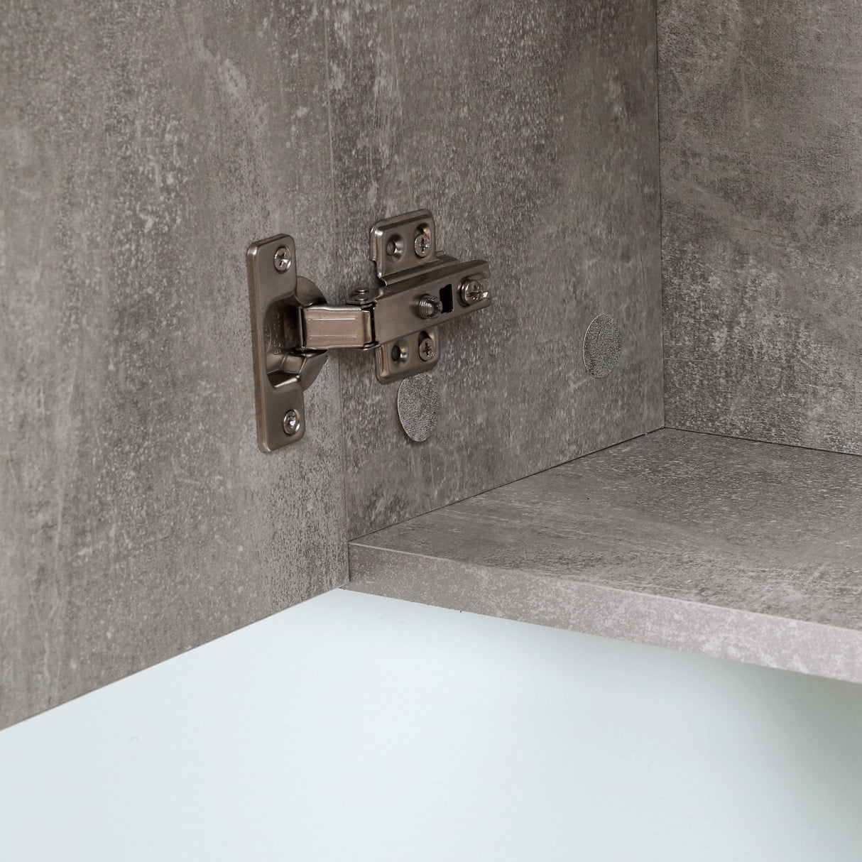 easycomfort easycomfort specchiera bagno a parete con anta e mensole laterali in legno 80x19 8x64cm