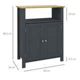 easycomfort easycomfort mobiletto bagno a 3 ripiani in mdf e truciolato con ripiano interno regolabile 60x30x80 5 cm