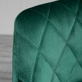 easycomfort easycomfort set 2 sgabelli da bar altezza regolabile con base in metallo e seduta in velluto sgabelli moderni con schienale e poggiapiedi 46x48x83 104 cm verde
